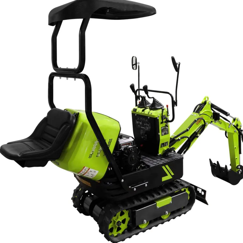 Mini-Bagger-Set 'ZI-MBG600S7' 6,8 kW