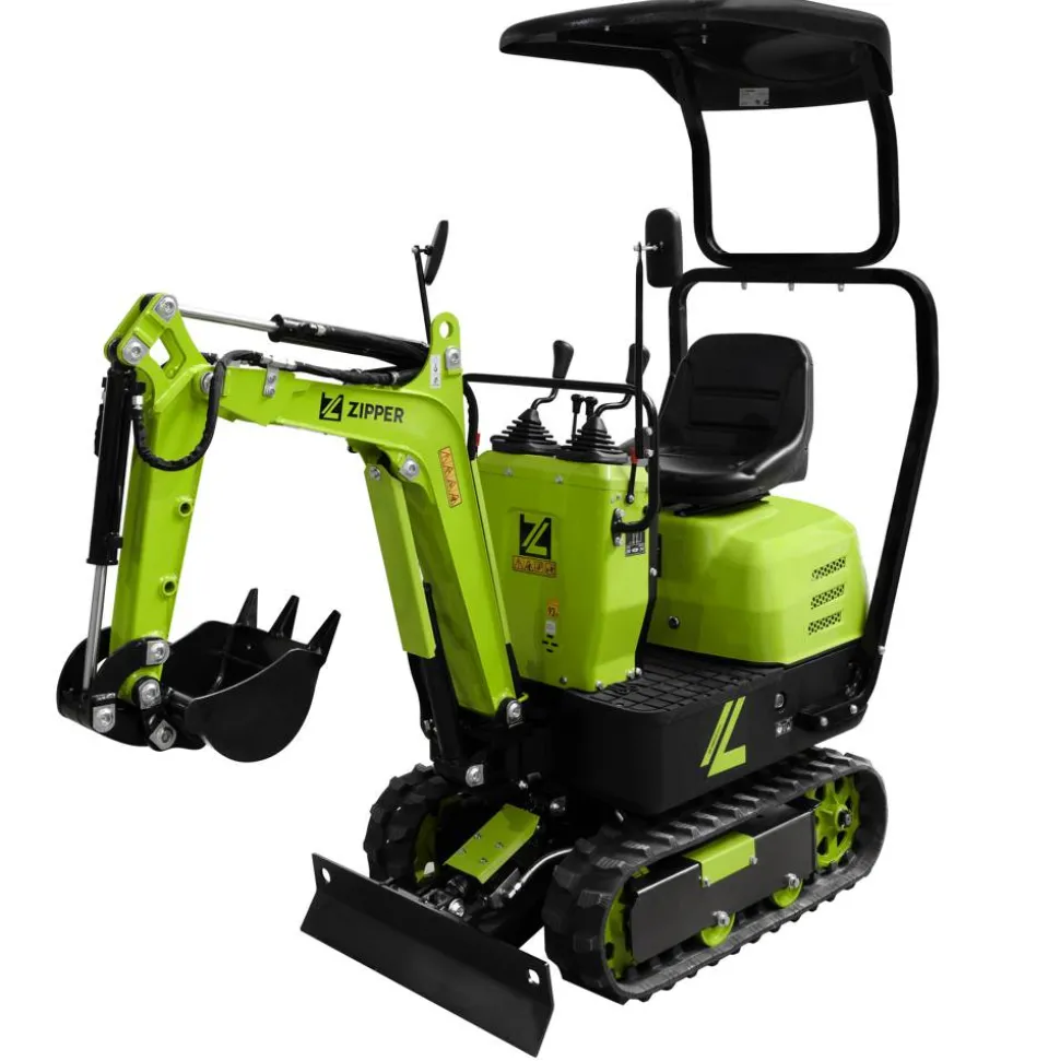 Mini-Bagger-Set 'ZI-MBG600S7' 6,8 kW