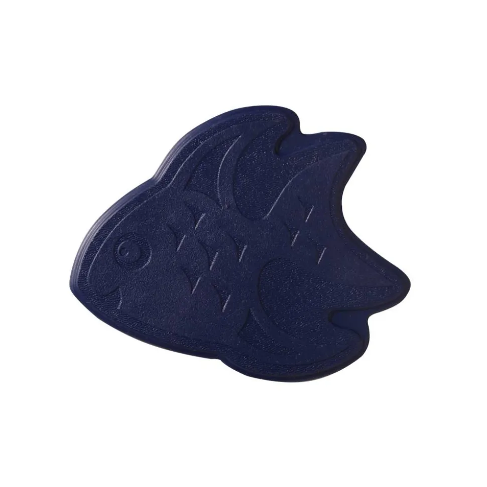 Mini-Duscheinlage 'Fische' XXS ultramarinblau 13 x 11 cm 6 Stück