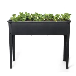 Mini-Hochbeet Metall anthrazit 100 x 80 x 40 cm