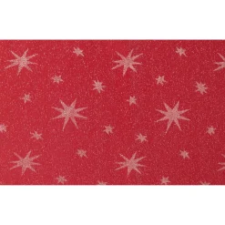 Mitteldecke 'Stellato' rot 80 x 80 cm