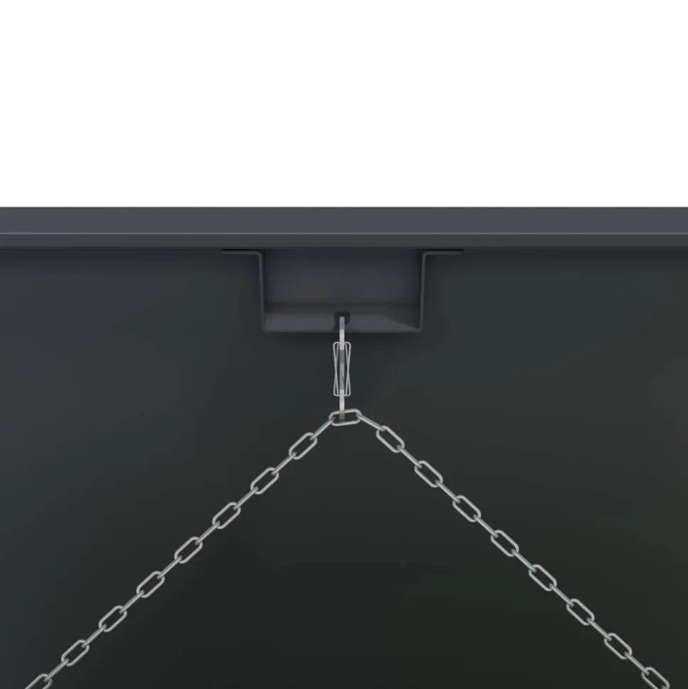 Mülltonnenbox 'Clara' mit Softclose anthrazit 132 x 116 x 80 cm