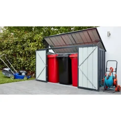 Mülltonnenbox 'Easy' Stahl 236 x 101 x 131,5 cm