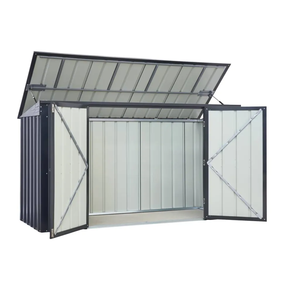 Mülltonnenbox 'Easy' Stahl 236 x 101 x 131,5 cm