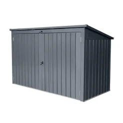 Mülltonnenbox Metall 101 x 212 x 134 cm