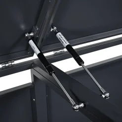 Mülltonnenbox 'Tonus 3' dunkelgrau/grau 198 x 80 x 116 cm