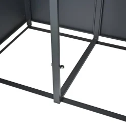 Mülltonnenbox 'Tonus 3' dunkelgrau/grau 198 x 80 x 116 cm
