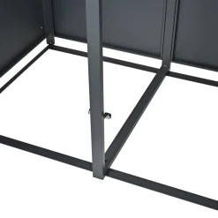 Mülltonnenbox 'Tonus 2' dunkelgrau/grau 132 x 80 x 116 cm