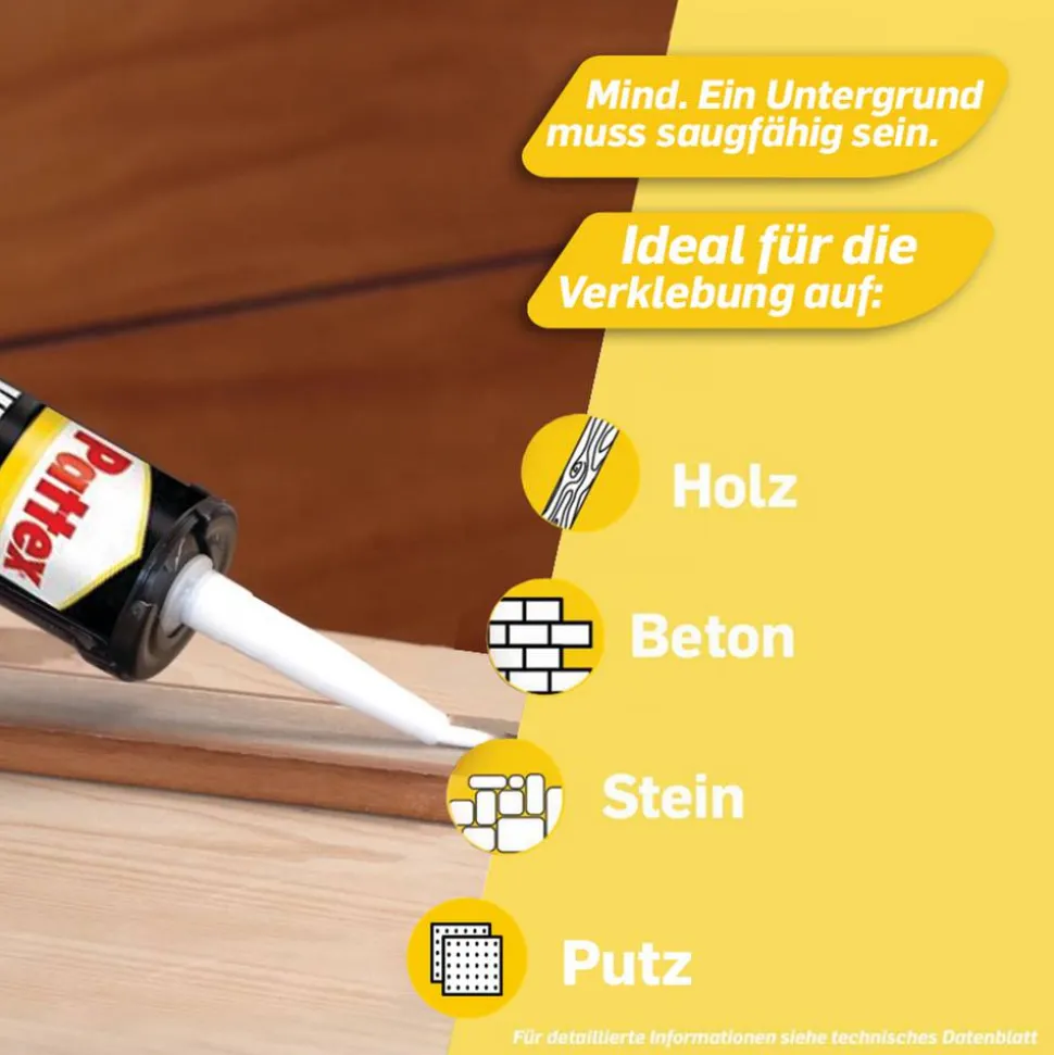 Montagekleber 'Kleben statt Bohren' weiß 400 g