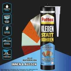 Montagekleber 'Kleben statt Bohren' weiß 450 g