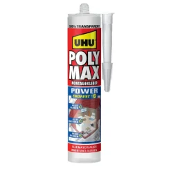 Montagekleber 'POLY MAX Power' transparent 300 g