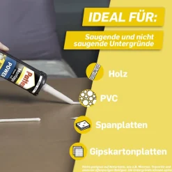 Montagekleber 'Power' weiß 370 g