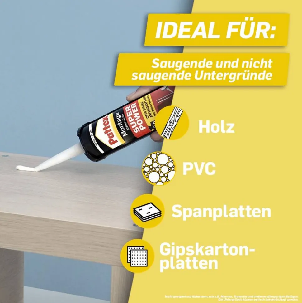Montagekleber 'Super Power' weiß 370 g