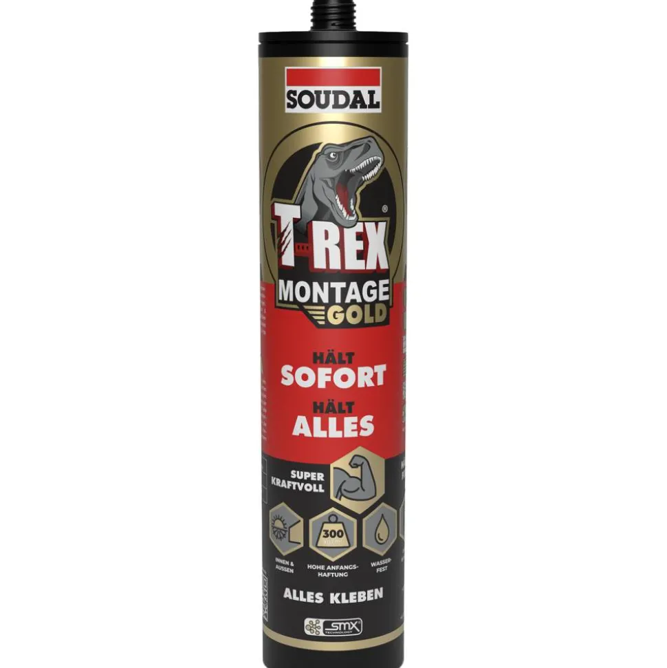 Montagekleber 'T-Rex Gold' weiß 415 g