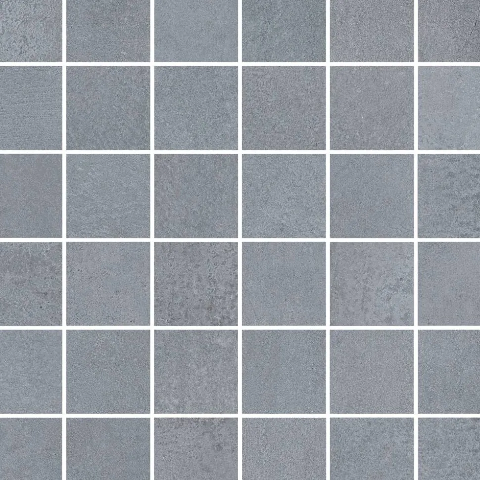 Mosaikfliese 'Beton-X' grey 29,7 x 29,7 x 0,9 cm