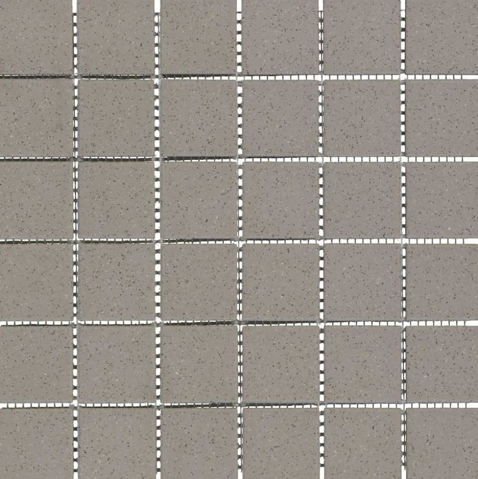 Mosaikfliese 'Color Dot' Feinsteinzeug grau 30 x 30 cm