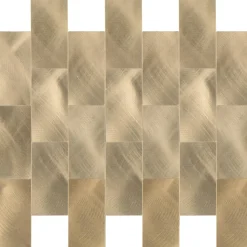 Mosaikfliese 'Easyglue' selbstklebend kupfer Kunststoff 29,6 x 29,6 cm