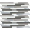 Mosaikfliese 'Easyglue' selbstklebend grau Kunststoff/Glas 30 x 30,5 cm