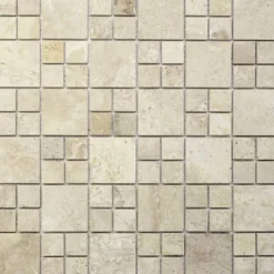 Mosaikfliese 'Elegance ' Naturstein beige 30 x 30 cm