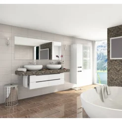 Mosaikfliese 'Emperador Marron' Naturstein braun 30 x 30 cm