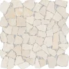Mosaikfliese 'Natursteinmosaik' Naturstein beige 28 x 28 cm