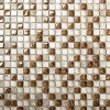 Mosaikfliese 'Oro' Materialmix beige 30 x 30 cm