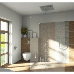 Mosaikfliese 'Rustic Creek' Materialmix braun-beige 30,5 x 30,5 cm