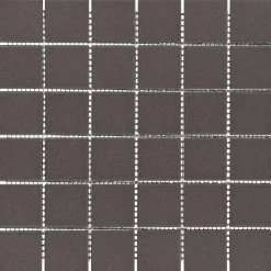 Mosaikfliese 'Uni' Feinsteinzeug schwarz 30 x 30 cm