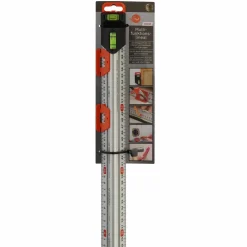 Multifunktionslineal und Wasserwaage 60 cm mit 2 Libellen 60 cm