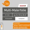 Multi-Malerfolie Polyethylen 30 g/m² transparent 2 x 12 m