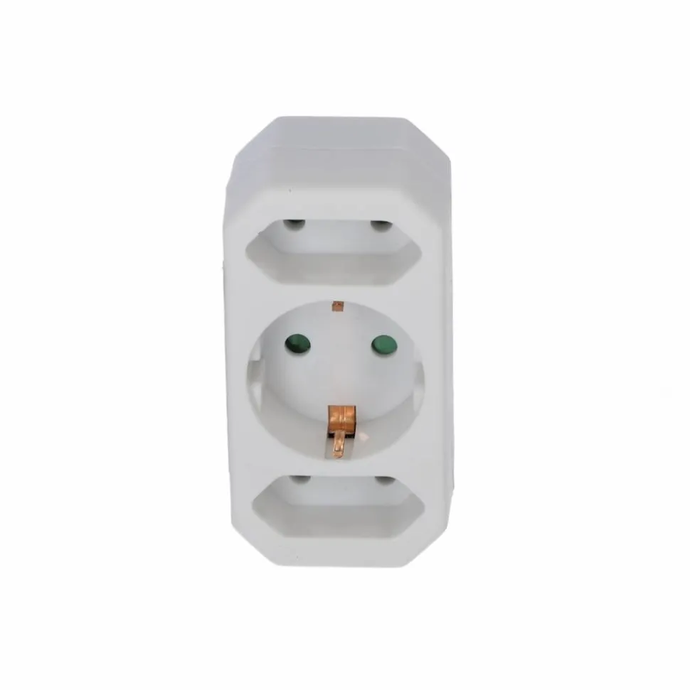 Multistecker weiß 3-fach