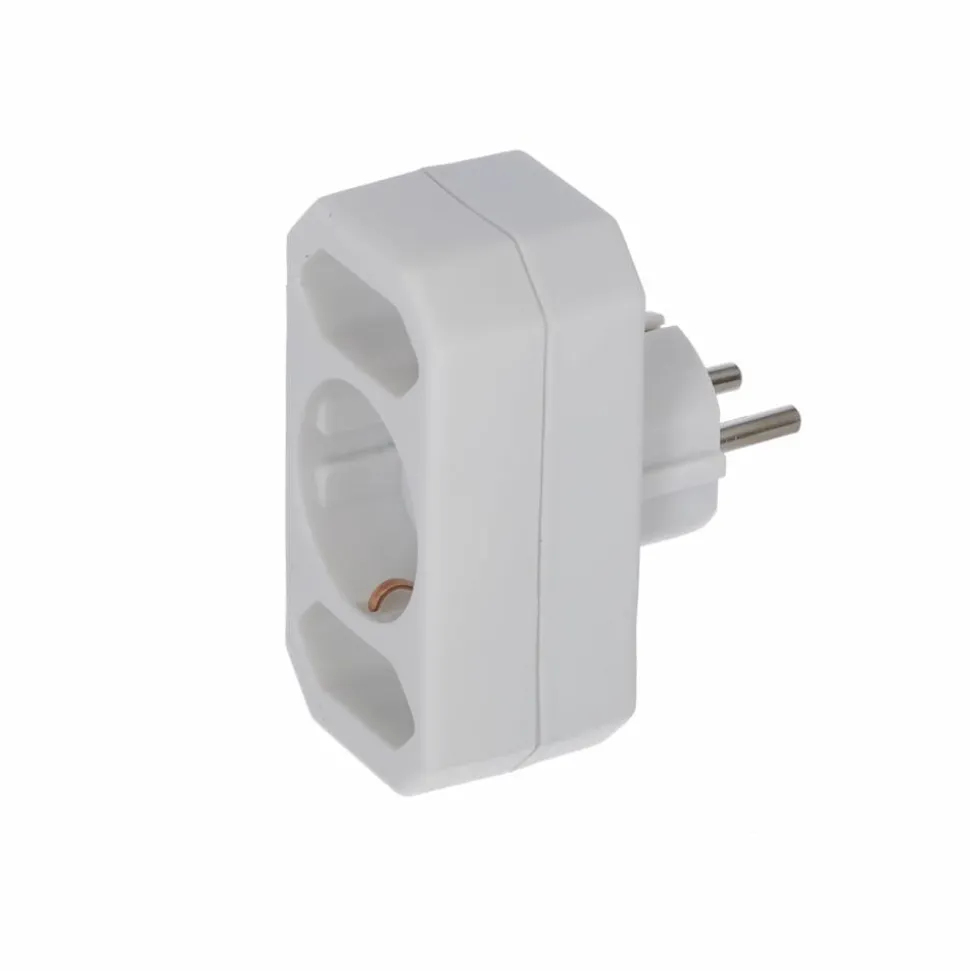 Multistecker weiß 3-fach