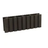 Muster zur Terrassendiele 'Exklusiv' anthrazit matt 100 x 145 x 26 mm