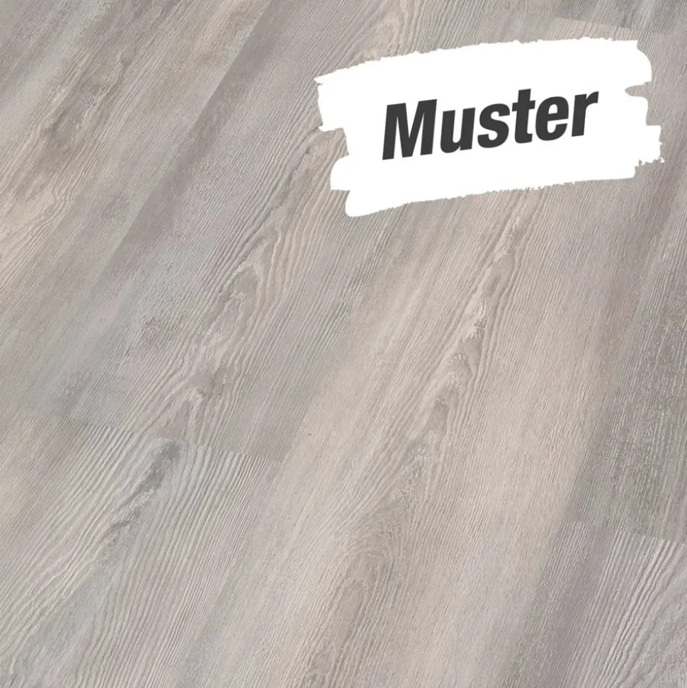 Muster zum Laminat 'Premium' Wintereiche weiß 8 mm