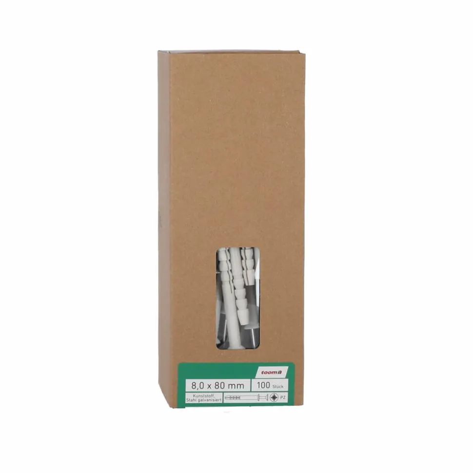Nageldübel Ø 8 x 80 mm 100 Stück