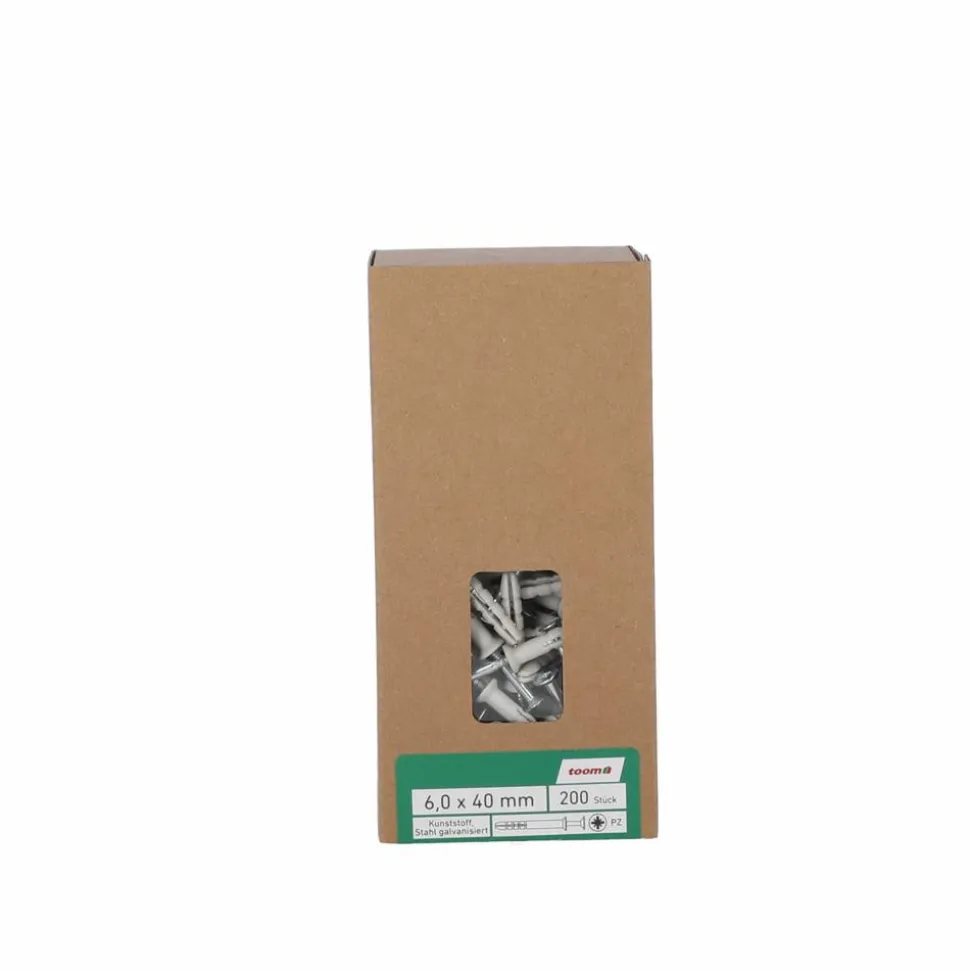 Nageldübel Ø 6 x 40 mm 200 Stück