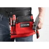 Nagel- und Werkzeugtasche Nylon 8 Taschen rot/schwarz