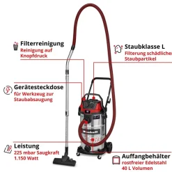 Nass-Trockensauger 'TE-VC 4090 SACL' 1150 W