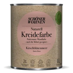 Naturell Kreidefarbe 'Kirschblütenmeer' rosa matt 1 l