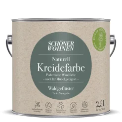 Naturell Kreidefarbe 'Waldgeflüster' dunkelgrün matt 2,5 l