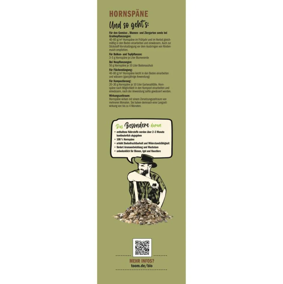 Naturtalent by toom® Bio-Hornspäne 5 kg