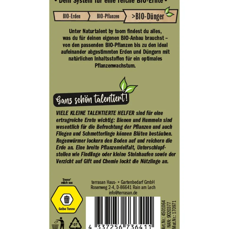 Naturtalent by toom® Bio-Hochbeetdünger 1 kg