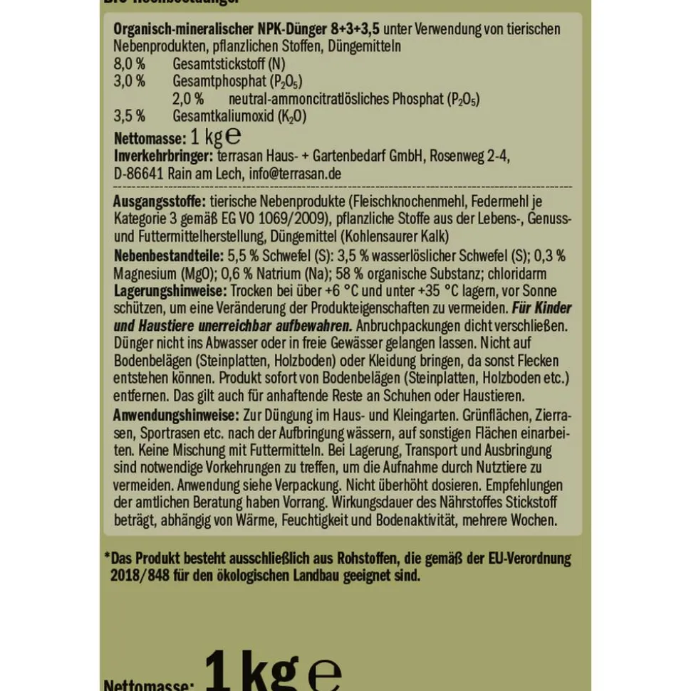 Naturtalent by toom® Bio-Hochbeetdünger 1 kg