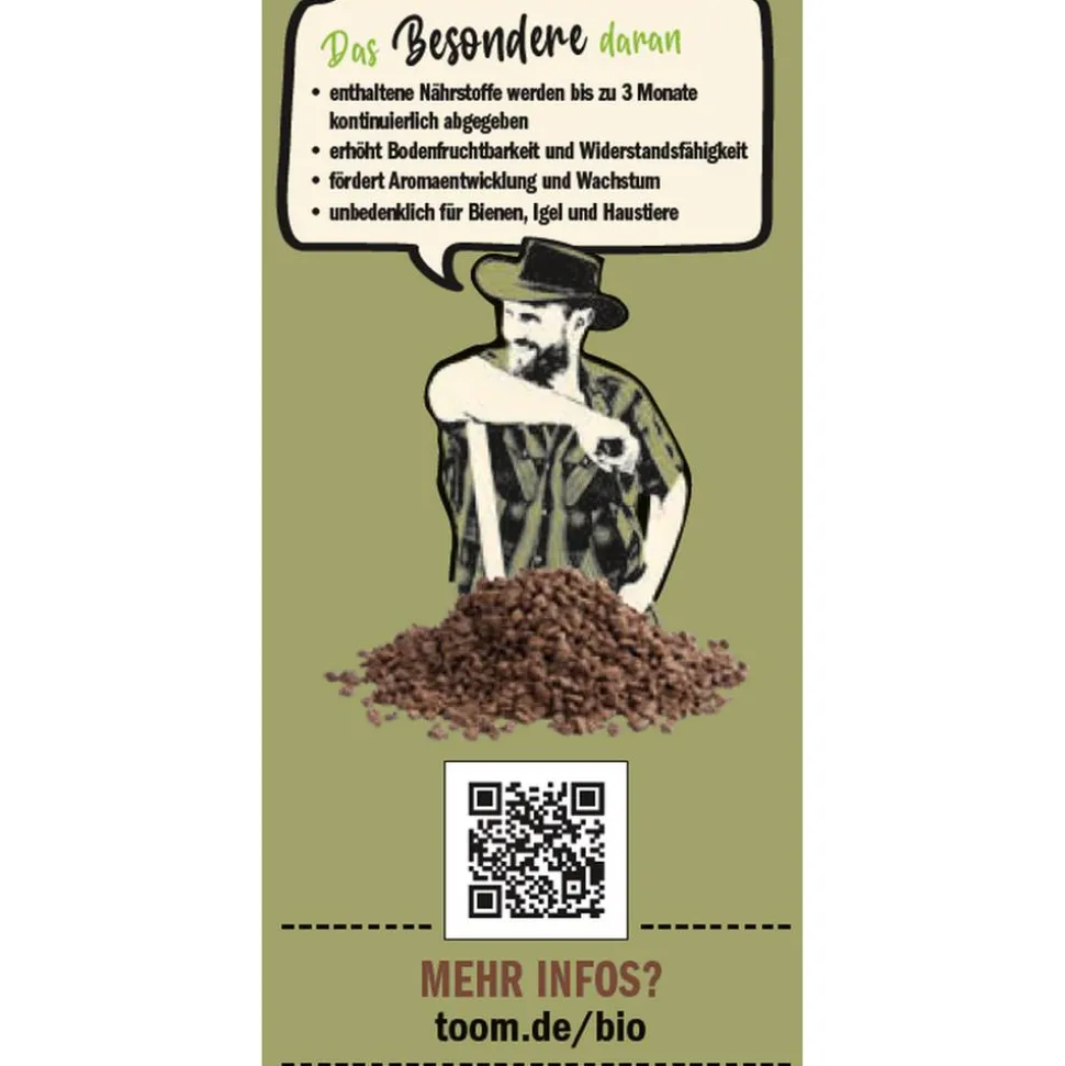 Naturtalent by toom® Bio-Hochbeetdünger 1 kg
