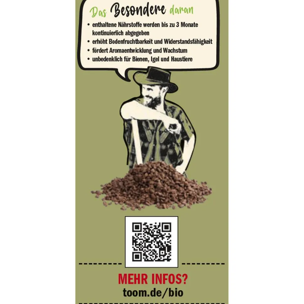 Naturtalent by toom® Bio-Tomatendünger 1 kg