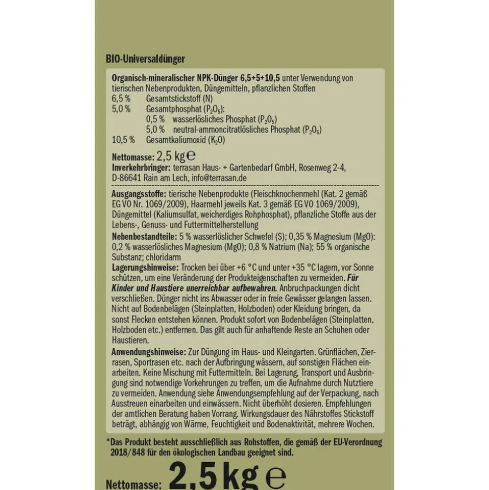 Naturtalent by toom® Bio-Universaldünger 2,5 kg