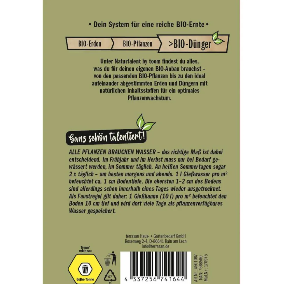 Naturtalent by toom® Bio-Universaldünger 2,5 kg