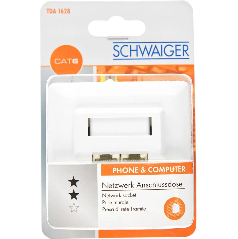 Netzwerkanschlussdose "Phone & Computer" Professional
