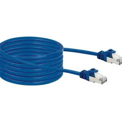 Netzwerkkabel 'CAT 8' blau 10 m