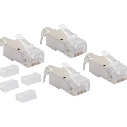 Netzwerkstecker CAT 6A/Cat 7, 4 Stück